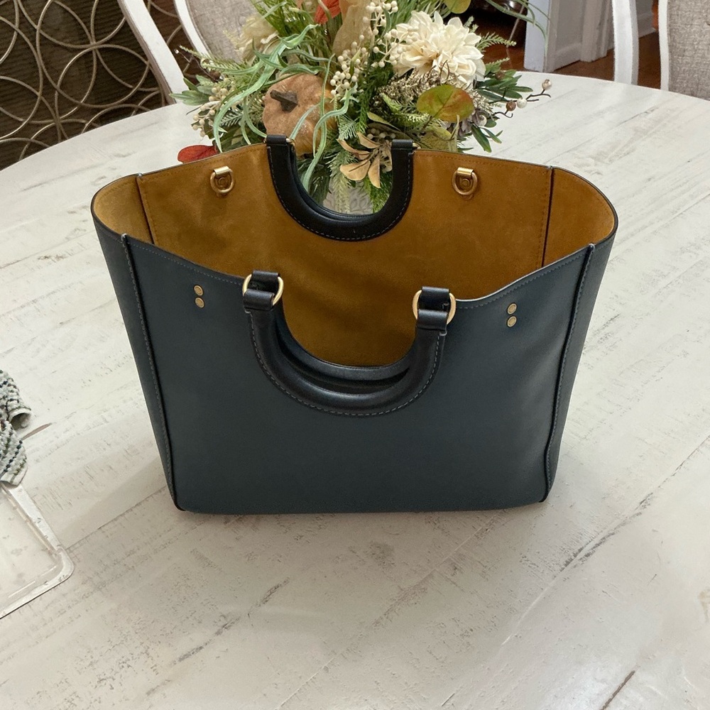 Coach Navy Tote
